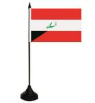 Tischflagge  Irak-Österreich 10x15 cm 