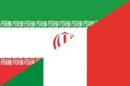 Flagge Iran - Italien 