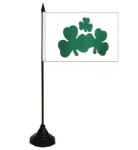 Tischflagge Irland Shamrock 10 x 15 cm 