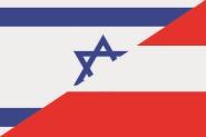 Flagge Israel-Österreich 