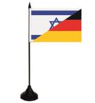 Tischflagge Israel - Deutschland 10 x 15 cm 