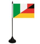 Tischflagge Italien - Deutschland 10 x 15 cm 