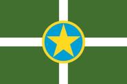 Flagge Jackson City Mississippi 
