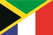 Flagge Jamaika - Frankreich 