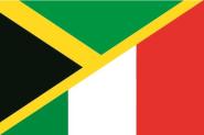 Aufkleber Jamaika-Italien 