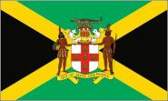 Aufkleber Jamaika mit Wappen 