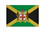 Aufnäher Jamaika mit Wappen Patch 9 x 6 cm 