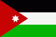 Flagge Jordanien 