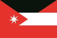 Flagge Jordanien-Österreich 
