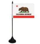 Tischflagge Kalifornien 10 x 15 cm 