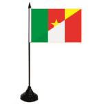 Tischflagge Kamerun-Italien 10 x 15 cm 