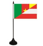 Tischflagge  Kamerun-Österreich 10x15 cm 