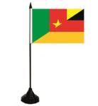 Tischflagge Kamerun - Deutschland 10 x 15 cm 