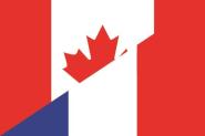 Flagge Kanada - Frankreich 