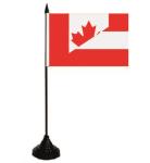 Tischflagge  Kanada-Österreich 10x15 cm 