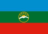 Flagge Karatschai-Tscherkakessien 