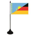Tischflagge Kasachstan - Deutschland 10 x 15 cm 