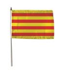 Stockflagge Katalonien 30 x 45 cm 