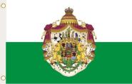 Fahne Königreich Sachsen großes Wappen 90 x 150 cm 