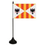 Tischflagge Königreich Sizilien 10 x 15 cm 