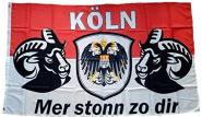 Fahne Köln Mer stonn zo dir 90 x 150 xm 