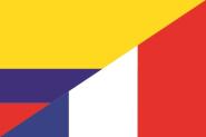 Flagge Kolumbien - Frankreich 