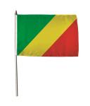 Stockflagge Kongo Brazzaville 30 x 45 cm 