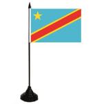 Tischflagge Kongo Demokratische Republik 10 x 15 cm 