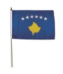 Stockflagge Kosovo 30 x 45 cm 