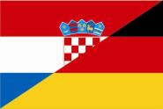 Aufkleber Kroatien - Deutschland 