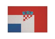 Aufnäher Kroatien-Frankreich Patch 9 x 6 cm 