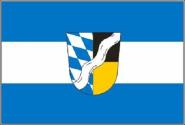 Flagge Landkreis München 