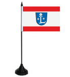 Tischflagge  Leer (Ostfriesland)  10x15 cm 