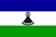 Flagge Lesotho 