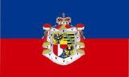 Aufkleber Liechtenstein Staatsfahne 8 x 5 cm