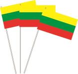 Papierfahnen Litauen 