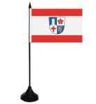 Tischflagge Landkreis Bergstrasse 10 x 15 cm 