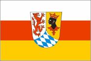 Flagge Landkreis Garmisch - Partenkirchen 
