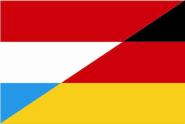Flagge Luxemburg - Deutschland 