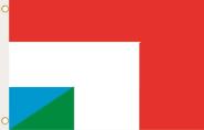 Fahne Luxemburg-Italien 90 x 150 cm 