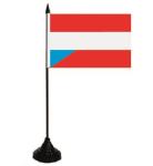 Tischflagge  Luxemburg-Österreich 10x15 cm 