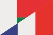 Flagge Madagaskar - Frankreich 