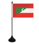 Tischflagge  Malediven-Österreich 10x15 cm 