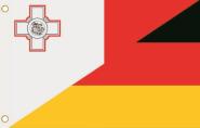 Fahne Malta-Deutschland 90 x 150 cm 