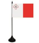 Tischflagge Malta 10 x 15 cm 