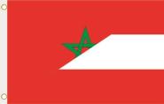 Fahne Marokko-Österreich 90 x 150 cm 