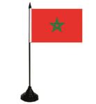 Tischflagge Marokko 10 x 15 cm 