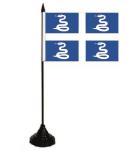 Tischflagge Martinique 10 x 15 cm 