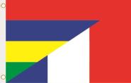 Fahne Mauritius-Frankreich 90 x 150 cm 