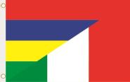 Fahne Mauritius-Italien 90 x 150 cm 